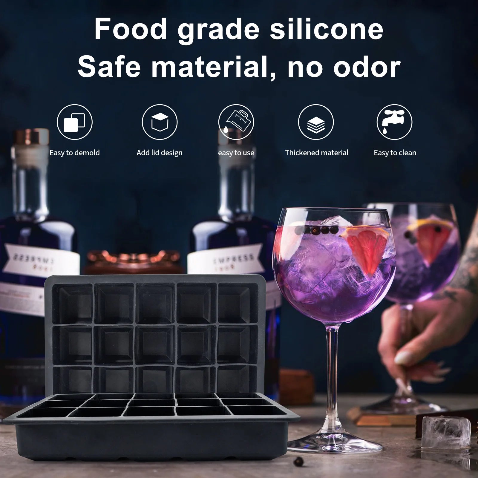 Silikon-Eiswürfelform