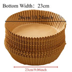 Antihaft-Papierformen Heißluftfritteuse