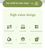 Eiswürfelform mit Behälter