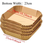 Antihaft-Papierformen Heißluftfritteuse