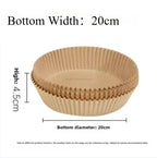 Antihaft-Papierformen Heißluftfritteuse