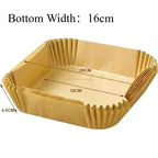 Antihaft-Papierformen Heißluftfritteuse