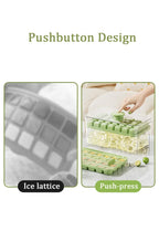 Eiswürfelform mit Behälter